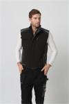 Velcro Fastener Winter Work Vest , Wind Proof Winter Body Warmer