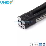 Free Sample ABC Cable Quadruplex Service Drop Cable 0.6-1kv Voltage XLPE/PE