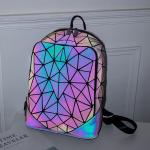 Cool Luminous Personality Fashion Laser Color-Changing Shoulder Student White