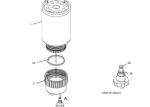 326-1644 320C Excavator Parts Fuel Water Separator Filter