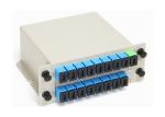 FTTH 1x16 Fiber Optic Plc Splitter LSZH Low Insertion Loss