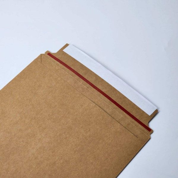 Self Seal Brown Cardboard Envelopes Custom Logo Cardboard Mailing Envelopes Recycled