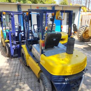 Wholesale Komatsu FD30 Used Forklift Two Stage Material Handling Equipment 3 Ton from china suppliers
