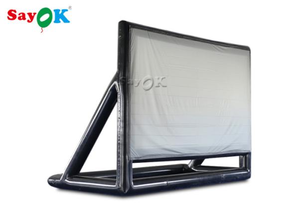 Inflatable Big Screen Mobile Inflatable Movie Screen Rear Projection With Blower