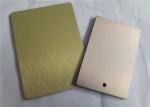Easy To Maintain Brushed Aluminum Sheets Excellent Impact Resistance