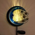Metal IP65 Waterproof Solar Moon Garden Light