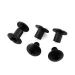 INCH Measurement System Steel Fittings Leather Sling Studs Black Chicago Screws