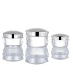 62mm Transparent Plastic Spray Bottle 50g Capacity For Eye Cream