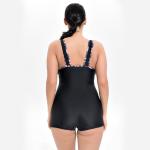 2019 Plus Size One piece Swimsuit solid color Swimsuit Women Push up 1939