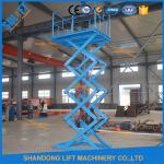 1.5T 3.8M Stationary Hydraulic Scissor Lift , Scissor Lifting Equipment SGS TUV