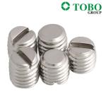 Customized DIN551 / ISO 4766 Stainless steel slotted set screw with flat point
