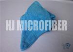 Single composite Blue Microfiber Rags / Ultra Thick Plush Fleece Microfiber Dish