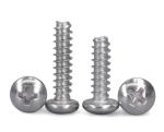 Pan Head Sheet Metal Tapping Screws , Pan Head Blunt Point Self Tapping Screws