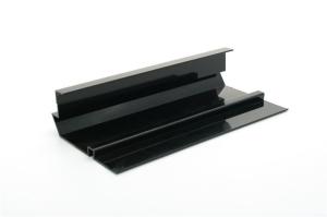 Wholesale Customized Size PVC Profile Strip Glossy Black Extrusion from china suppliers