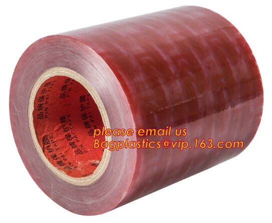 Soft PE Protective Film for Stainless Steel Panel Packaging,Self Adhesive Protective Film for Plastic Profile bagplastic