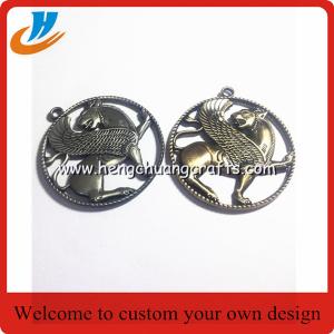 Wholesale Relief metal medal with raised horse, personalized embossed metal medals from china suppliers