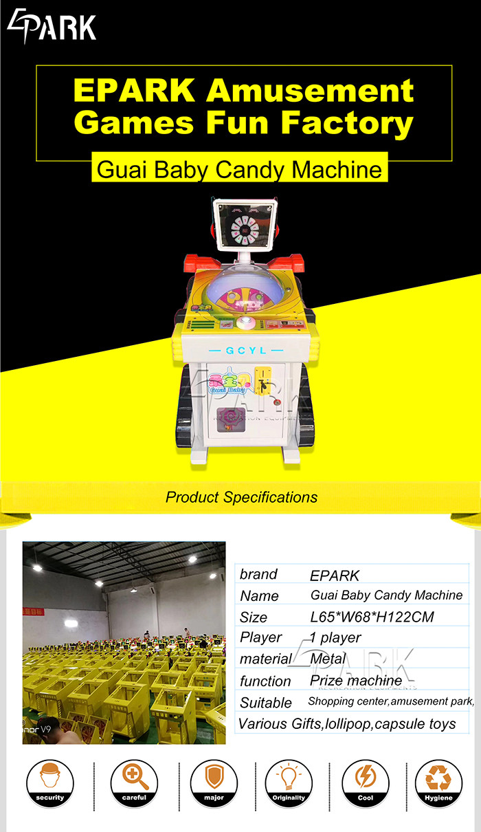 Arcade Baby Candy Crane Claw Game Machine With 1 Year Warranty