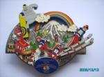 New Enamel / Epola 2.5mm thickness colorful lapel pin badge