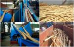 11KW Wood Peeling Machine Customizable 6400*1310*1550mm
