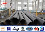 20M 20KN Afrian Anchor Bolt Type Steel Transmission Pole With 2.5mm - 30mm Bare