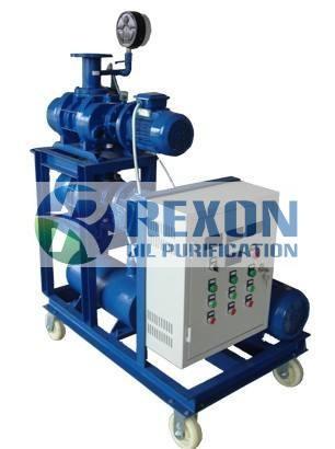 Three Stages Vacuum Pump Set , Vacuum Chamber Evacuation System for Transformer