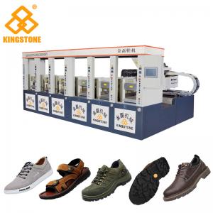 Wholesale Two Layer Shoe Sole Mould Making Machine , Safety Shoe Making Machine Low Labour from china suppliers