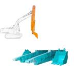 Excavator Long Reach Boom And Telescopic Arm Better Welding