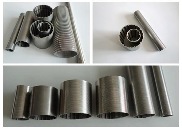 Big Diameter Screen Basket Wedge Wire Screen Production Machine , Cast Steel