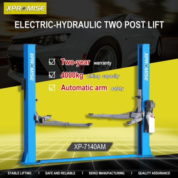 Two Post Car Lift Ce Safety Approved For Home Garage Equipment Simple Manual