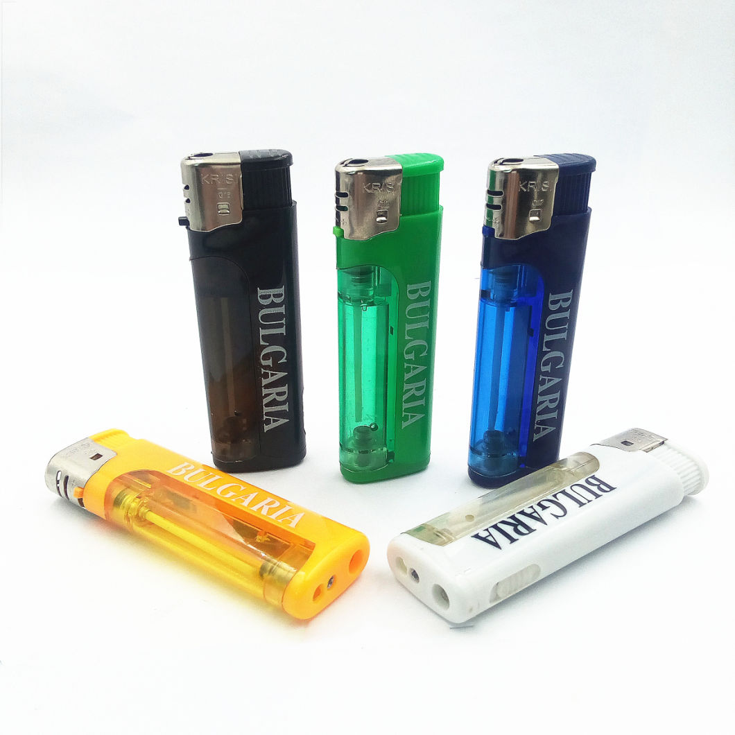 Hunan Dongyi 2021 High Quality EUR Standard Plastic Electric Cigarette Electric Lightern with LED Light Children Resistance
