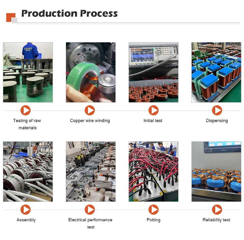 R Core Three Phase Power Transformers with 500VA Rated Power