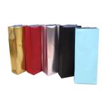 Heat Sealable Aluminum Foil Liner Side Gusset Folded Flat Bottom Coffee Bags