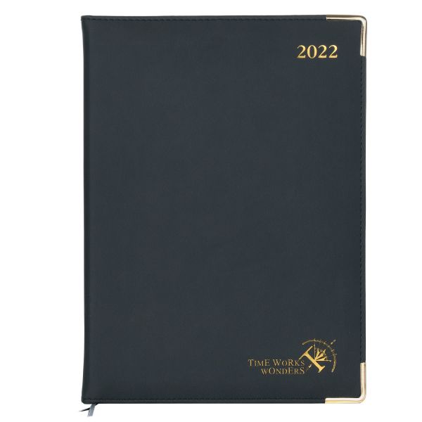 100GSM Paper 365 Days A5 Daily Planner With Medal Protection Coners