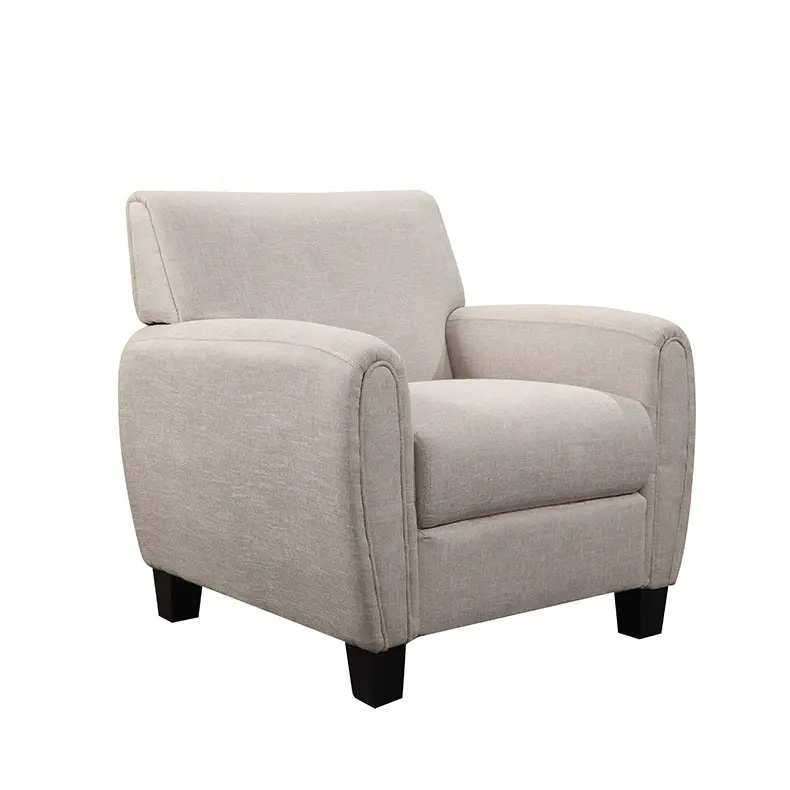 Stain Resistant Modern Single Seater Chair Antiwear Nontoxic For Living Room