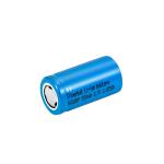 Cylindrical 16310 Lithium Ion Reachargeable Battery 3.6V 550 Mah For Replacement