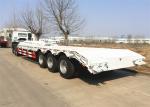 Three Axle Lowbed 80 Ton 120 Ton 50T Low Bed Semi Trailer
