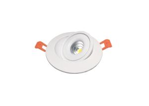 Wholesale Aluminum Lamp Body Recessed Adjustable Led Downlights 7W CCT Taiji CSP COB Technology from china suppliers