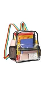 Clear mini backpack
