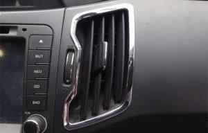 Wholesale Custom Auto Interior Trim Parts KIA Sportage R 2014 Inner Chromed Air Outlet Cover from china suppliers