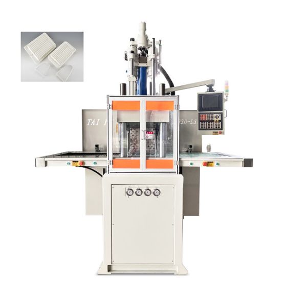 High Efficiency Double Slide Vertical Injection Molding Machine For Making Filter Screen