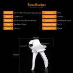 5ml 10:1 Dental Manual Silicone Impression Material Dispenser Silicon Gun Light
