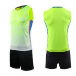Printed Badminton Uniform Suit For Men And Women Sleeveless Volleyball Uniform