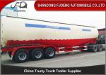 45m3 Pneumatic Dry Bulk Cement Tanker Trailer With Diesel Engine