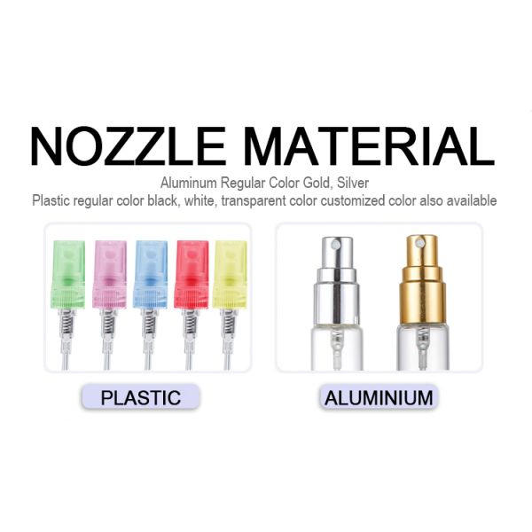 Small 2ml 3ml Gift Glass Perfume Sample Tester Bottle Perfume Spray Glass Vial Bottle