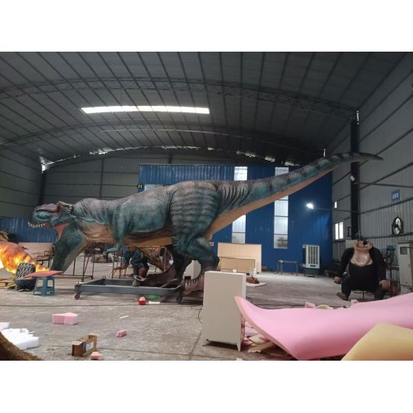 Weatherproof Realistic Animatronic Dinosaur T-rex Servo Motors Dinosaur Wide Range Of Movements