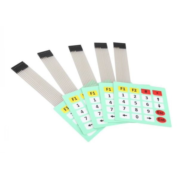 75 * 85mm Panel Membrane Matrix Keypad 18CM Length With 24 Months Warranty