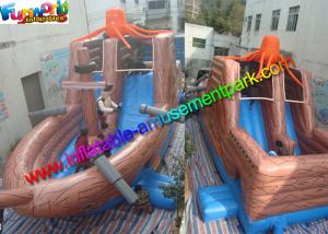 Wholesale Customized Pirate Ship Commercial Inflatable Slide For Children from china suppliers