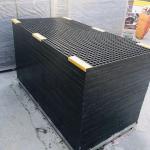 60mm Aging Resistant FRP Floor Grating Sheet Fiber Reinforced Plastic Grating