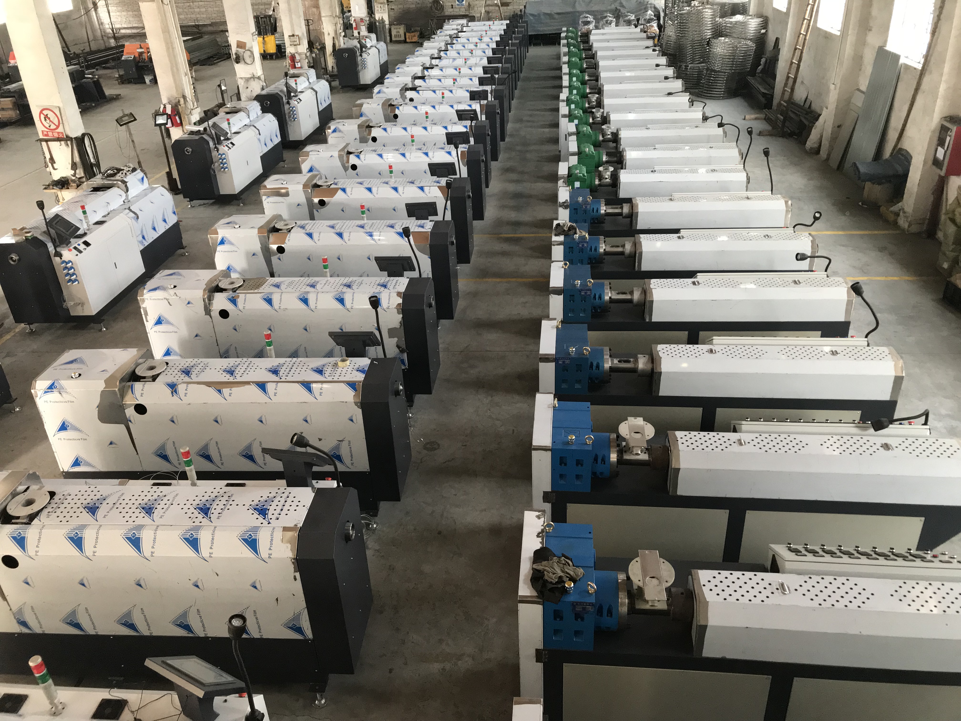 Nylon66 GF25 Strip Extruding Machine 750kg per Day Capicity With Single Screw