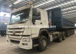 Three Axle Semi Tipper Trailer Tipping Trailers With 8mm Bottom Plate